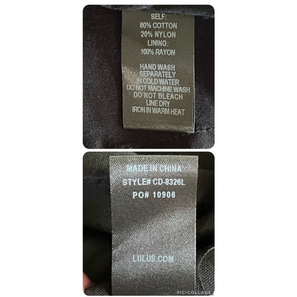 Lulu’s Meridian black wrap dress new with tags size small - Picture 3 of 12